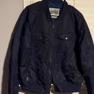 Levi's Men's Navy Blue Bomber Jacket